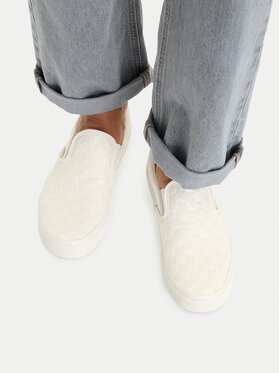 Vans Sneakers aus Stoff Vans Classic Slip-On VN000D6YC131 Creme