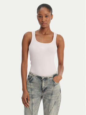 Guess Jeans Guess Jeans Топ W6GPZ2 KA0H1 Рожевий Slim Fit