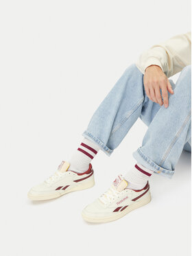 Reebok Sneakersy Reebok EO-CLUB C REVENGE VINTAGE 100233964 Écru