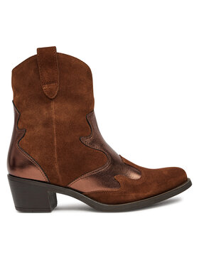 Unisa Kovbojské topánky Unisa Grette_Bs_Mec Hnedá