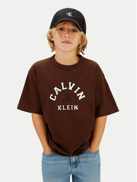 Calvin Klein Jeans Calvin Klein Jeans Camiseta Varsity Graphic IB0IB02637 Marrón Regular Fit