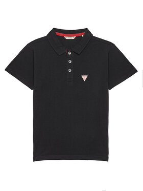 Guess Guess Поло L2GP02 KAPY0 Чорний Regular Fit
