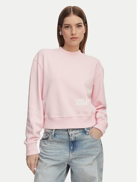 Karl Lagerfeld Jeans Karl Lagerfeld Jeans Sudadera B2W20039 Rosa claro Regular Fit