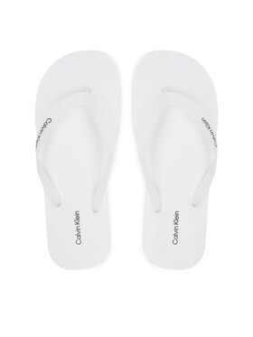 Calvin Klein Zehentrenner Calvin Klein Logo Strap HM0HM02105 Weiß