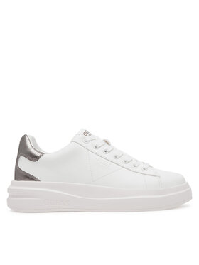 Guess Sneakersy Guess FLJBIN LEA12 Biela
