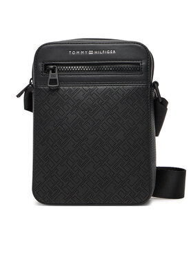 Tommy Hilfiger Brašna Tommy Hilfiger Th Monogram Mini Reporter AM0AM13836 Černá