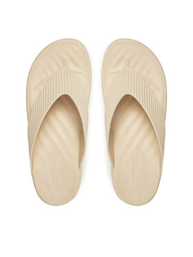 Crocs Japonke Crocs Getaway Groove Platform Flip 210700 Bež