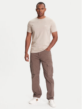 Guess Guess T-shirt M4GI70 KC9X0 Beige Slim Fit