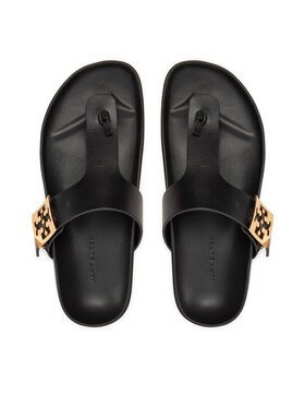 Tory Burch В'єтнамки Tory Burch Mellow Thong Sandal 155190 Чорний
