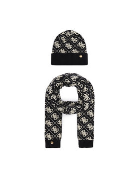 Guess Set šal i kapa Guess GFBOX WP6401 Crna