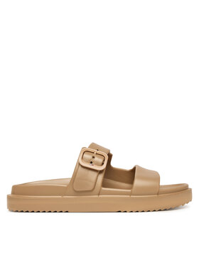 Tommy Hilfiger Papucs Tommy Hilfiger Double Strap FW0FW09114 Bézs