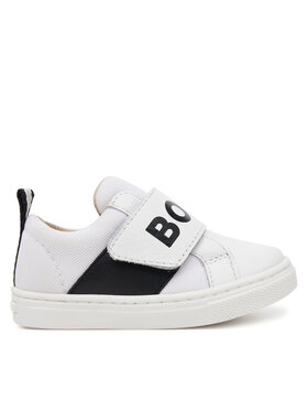 BOSS Sneakersy BOSS J52161 S Bílá
