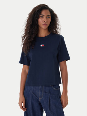 Tommy Jeans Tommy Jeans Camiseta Badge DW0DW22202 Azul marino Boxy Fit