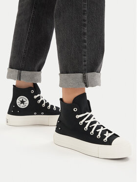Converse Кеди Converse Chuck Taylor All Star Lift Platform Beads A17787C Чорний