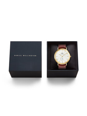 Daniel Wellington Годинник Daniel Wellington Classic St Mawes DW00100869 Коричневий