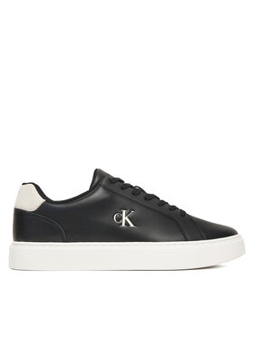 Calvin Klein Laisvalaikio batai Calvin Klein Classic Cupsole Laceup Lth YM0YM01435 Juoda