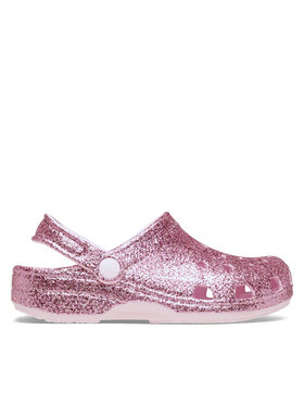 Crocs Шльопанці Crocs Classic Chunky Glitter Clog K 211939 Рожевий