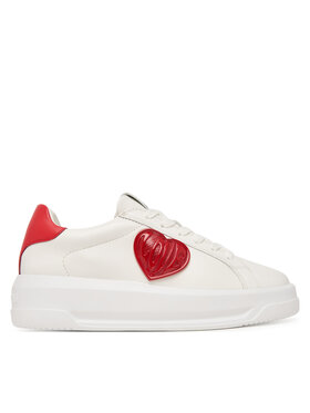 LOVE MOSCHINO Снікерcи LOVE MOSCHINO JA15235G1PIAQ10A Білий
