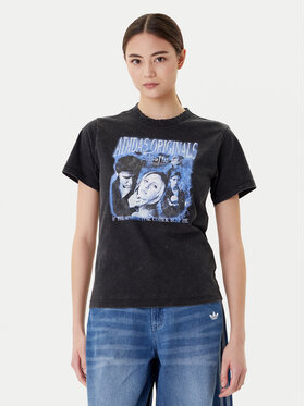 adidas adidas Футболка 20th Century Fox Disney JX1278 Чорний Regular Fit