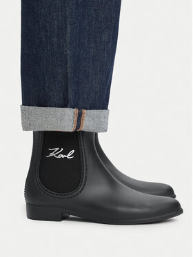 KARL LAGERFELD Гумові чоботи KARL LAGERFELD KL94775 Чорний