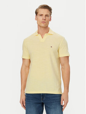 Tommy Hilfiger Tommy Hilfiger Polo Textured Oxford Pique MW0MW38482 Amarillo claro Regular Fit