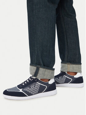 EA7 Emporio Armani Снікерcи EA7 Emporio Armani 7X000405 AF19826 MZ069 Cиній
