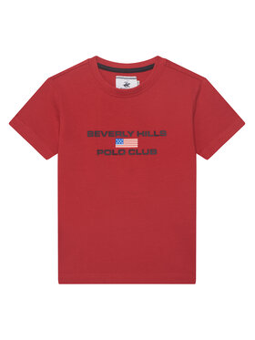 Beverly Hills Polo Club Beverly Hills Polo Club Majica P-SS26B-TS0132 Rdeča Regular Fit