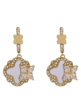 Guess Náušnice Guess JUBE05 583JW Zlatá