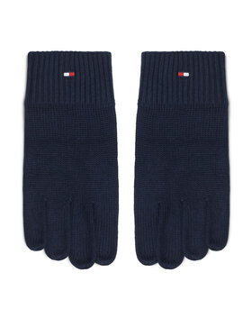Tommy Hilfiger Pánské rukavice Tommy Hilfiger Essentials AM0AM12845 Tmavomodrá