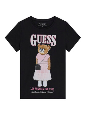 Guess Guess Camiseta J6RI10 K6YW4 Negro Regular Fit