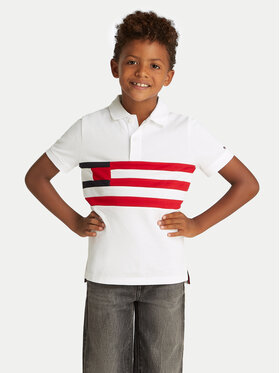 Tommy Hilfiger Tommy Hilfiger Pólóing KB0KB09528 D Fehér Regular Fit