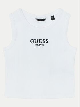Guess Guess Топ J4YI16 KBZP4 Білий Regular Fit