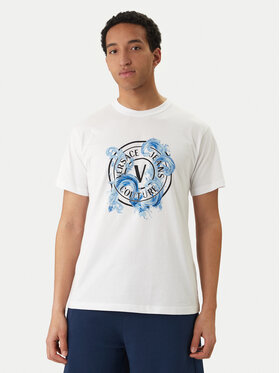 Versace Jeans Couture Versace Jeans Couture Camiseta 80GAHE01 CJ00E Blanco Regular Fit