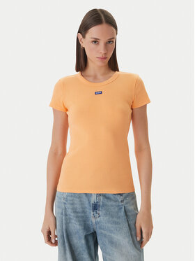 HUGO HUGO Camiseta Easy 50523924 Naranja Slim Fit