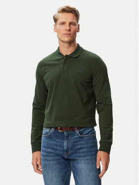 Beverly Hills Polo Club Beverly Hills Polo Club Polo P-SS26M-P424125BTGR Verde oscuro Regular Fit