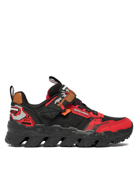 Skechers Sneakersy Skechers Mega-Flex Lite - Tuff Toolz 402130L/RDBK Czarny