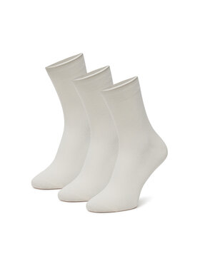 Nine West Dlouhé ponožky Nine West BR_NW_01_Z_SS25 (3 PACK) Bílá