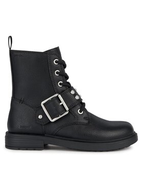 Geox Stiefeletten Geox Jr Eclair J369QD 000BU C9999 D Schwarz