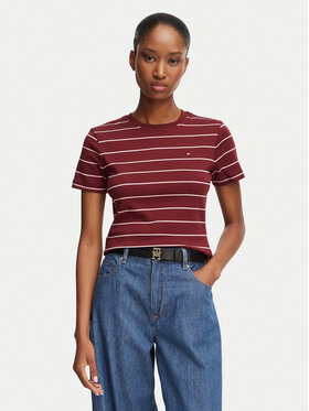 Tommy Hilfiger Tommy Hilfiger Camiseta New Cody WW0WW40587 Rojo Slim Fit