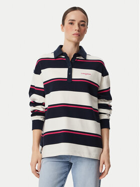 Tommy Jeans Tommy Jeans Polo Script Rugby DW0DW23303 Azul marino Relaxed Fit