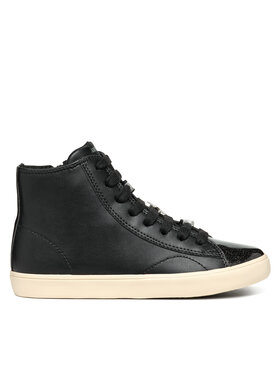 Geox Sneakersy Geox J Gisli Girl J464NJ 0BCKC C9999 M Čierna