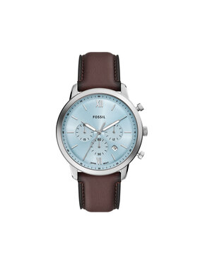 Fossil Годинник Fossil Neutra Chronograph FS6109 Коричневий