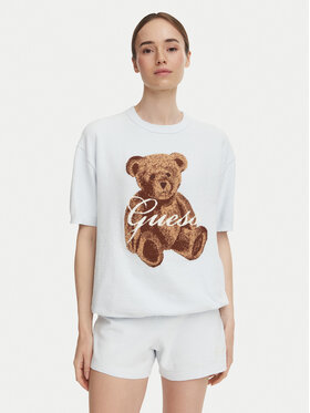 Guess Guess Camiseta O6BR03 Z1145 Azul claro Regular Fit