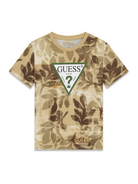 Guess Guess Футболка L6GI03 K8HM4 Хакі Regular Fit