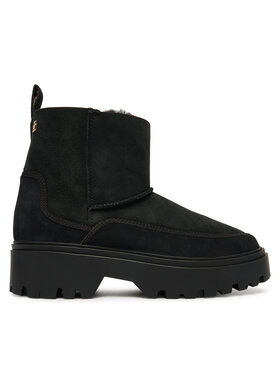 Tommy Hilfiger Sniega zābaki Tommy Hilfiger Real Shearling Pullon FW0FW08997 Melns