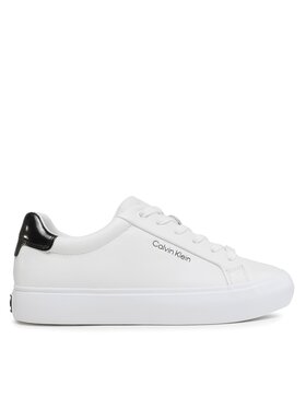 Calvin Klein Snīkeri Calvin Klein Vulc Lace Up HW0HW01681 Balts