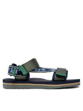 Pepe Jeans Босоніжки Pepe Jeans Pool One B PBS70063 Хакі