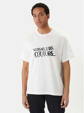 Versace Jeans Couture Versace Jeans Couture Camiseta 80GAHE04 CJ00E Blanco Regular Fit
