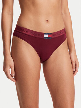Tommy Hilfiger Tommy Hilfiger Tangas UW0UW06682 Rojo oscuro