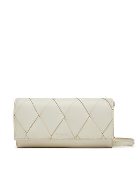 Calvin Klein Kabelka Calvin Klein Ck Woven Convertible Wallet Bag K60K612970 Biela
